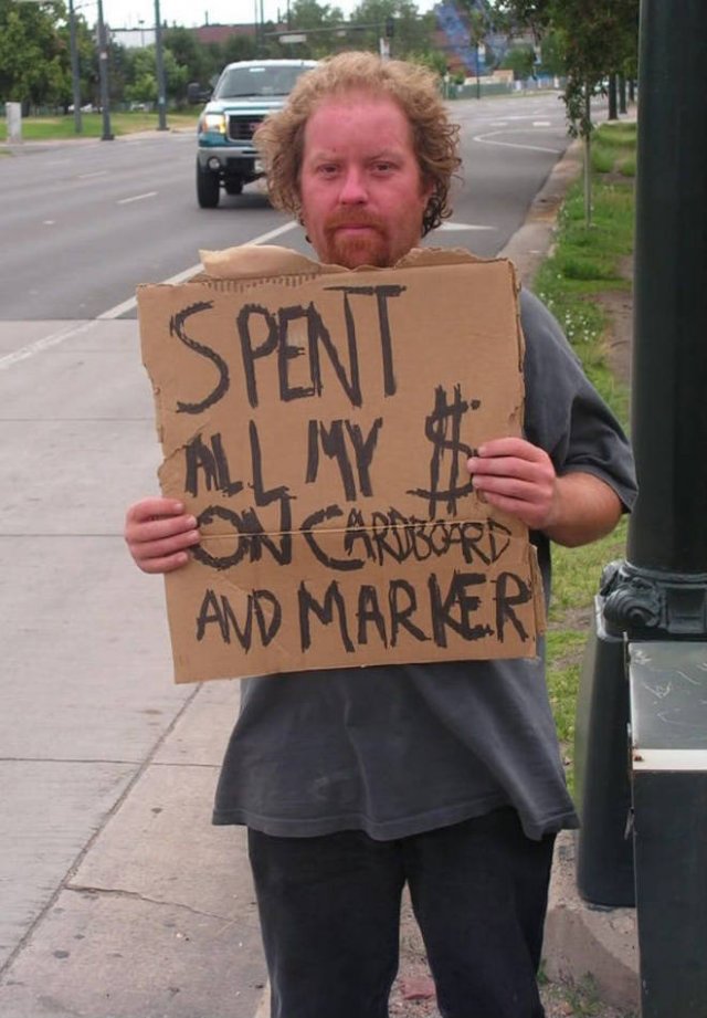 Handmade Signs From Homeless People (21 pics)