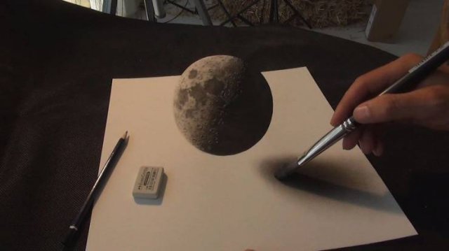 Incredible 3D Optical Illusion Drawings (48 pics)