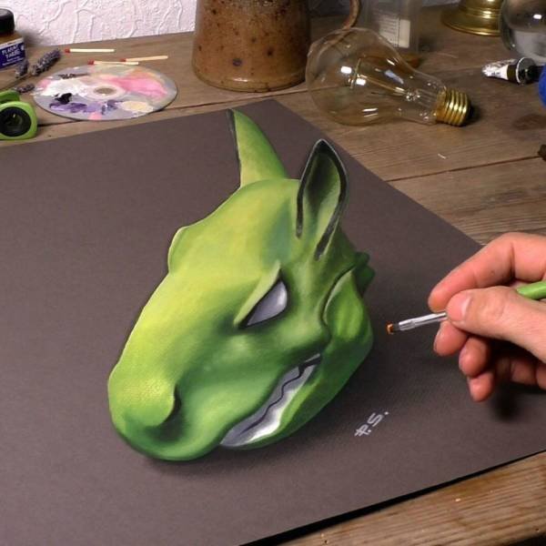 Incredible 3D Optical Illusion Drawings (48 pics)