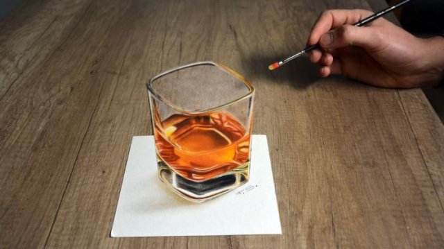 Incredible 3D Optical Illusion Drawings (48 pics)