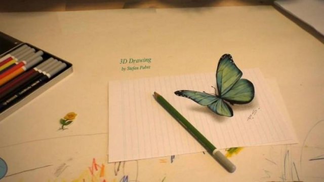 Incredible 3D Optical Illusion Drawings (48 pics)