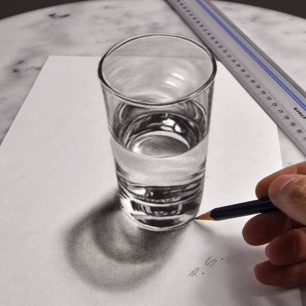 Incredible 3D Optical Illusion Drawings (48 pics)