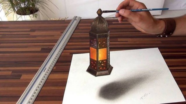 Incredible 3D Optical Illusion Drawings (48 pics)