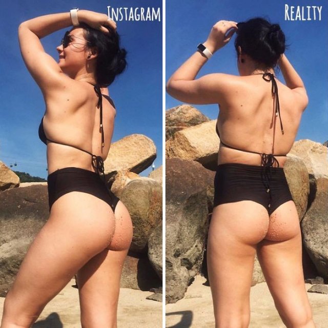 Health Blogger Shows Instagram vs Reality Photos (25 pics)