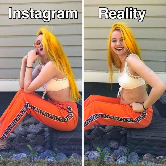Health Blogger Shows Instagram vs Reality Photos (25 pics)
