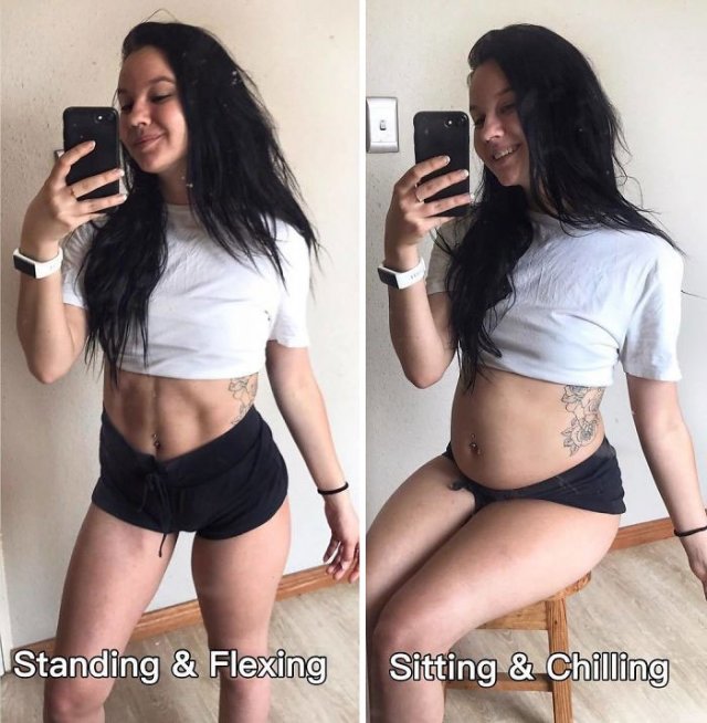 Health Blogger Shows Instagram vs Reality Photos (25 pics)
