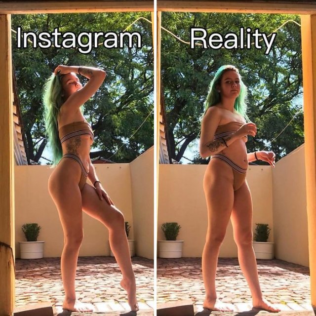 Health Blogger Shows Instagram vs Reality Photos (25 pics)