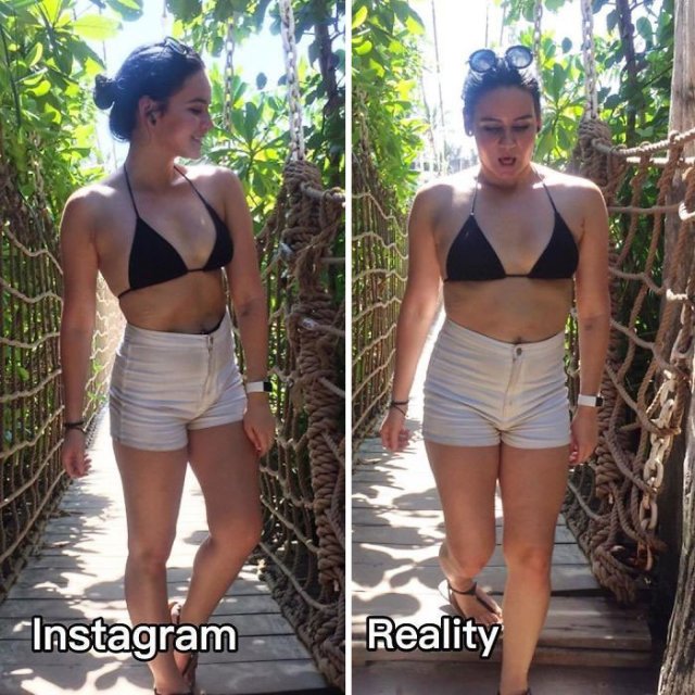 Health Blogger Shows Instagram vs Reality Photos (25 pics)