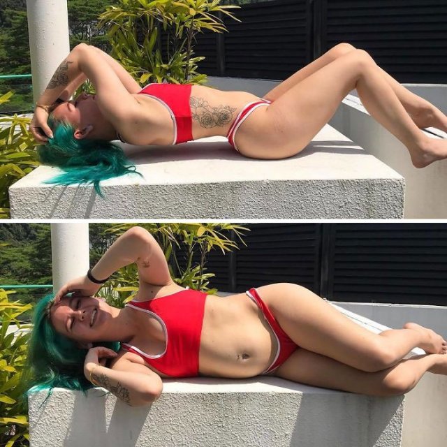 Health Blogger Shows Instagram vs Reality Photos (25 pics)