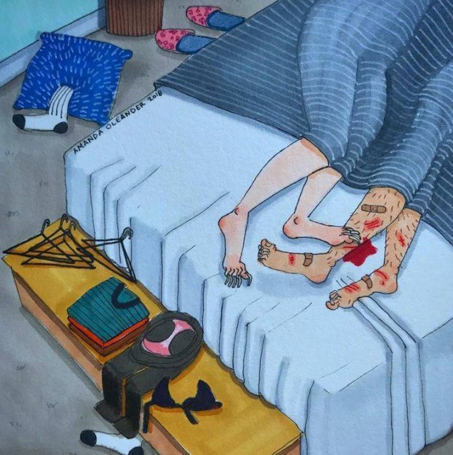 Terrible Moments Of Together Sleeping (26 pics)