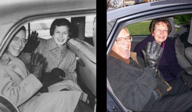 Then And Now Photos: Timeless Moments (22 pics) Then And Now Photos: Timeless Moments (22 pics)