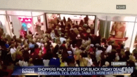 Black Friday Insanity (15 gifs)