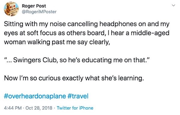 Overheard On A Plane (33 pics)