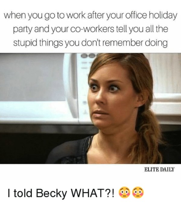 Office Holiday Party Memes (26 pics)
