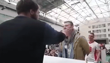 Slapping Competition In Russia (18 gifs)
