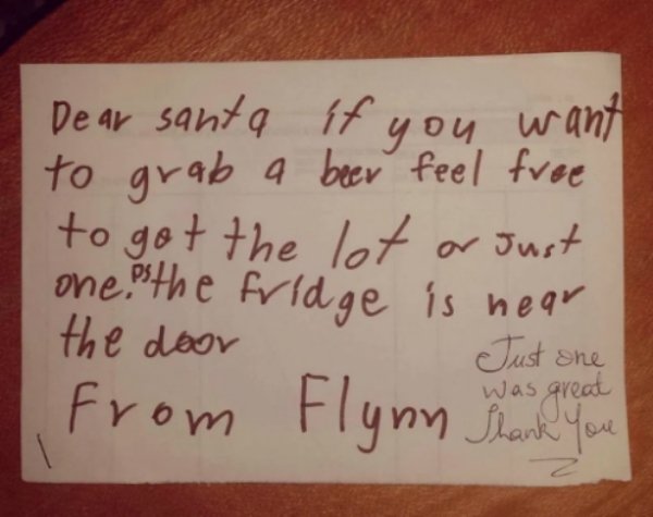 Kids' Christmas Lists (23 pics)