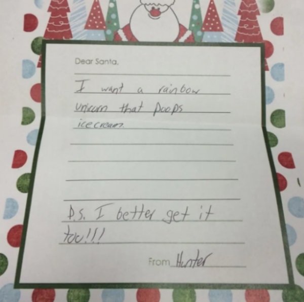 Kids' Christmas Lists (23 pics)