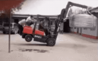 Forklift Operator Fails (10 gifs)