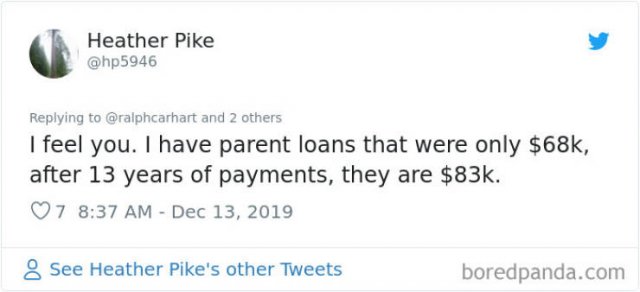 Americans Share Huge Student Loans (30 pics)