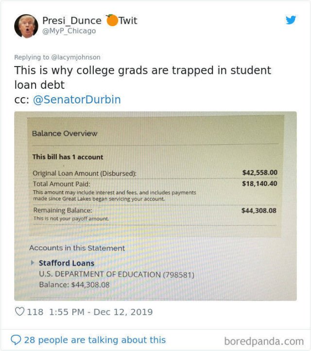 Americans Share Huge Student Loans (30 pics)