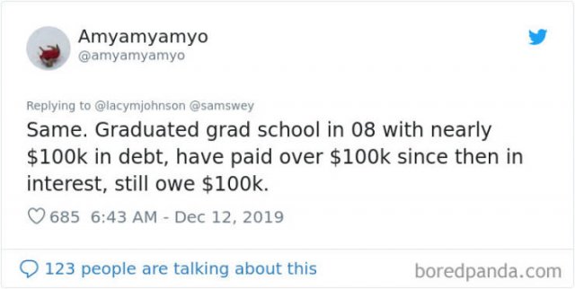 Americans Share Huge Student Loans (30 pics)