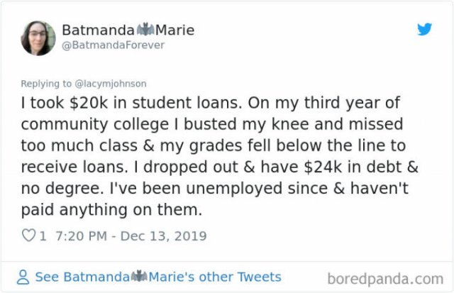 Americans Share Huge Student Loans (30 pics)