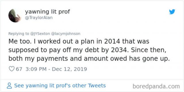 Americans Share Huge Student Loans (30 pics)