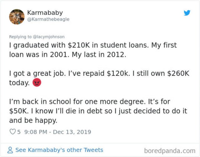 Americans Share Huge Student Loans (30 pics)