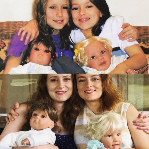 Then And Now: People Recreate Their Childhood Photos (22 pics) Then And Now: People Recreate Their Childhood Photos (22 pics)