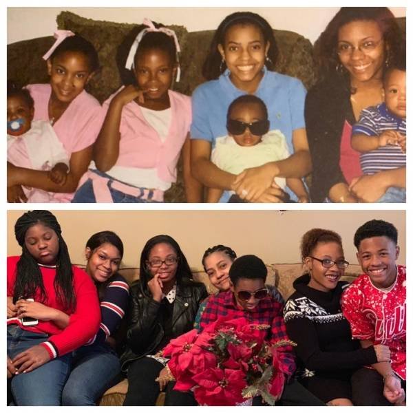 Then And Now: People Recreate Their Childhood Photos (22 pics) Then And Now: People Recreate Their Childhood Photos (22 pics)