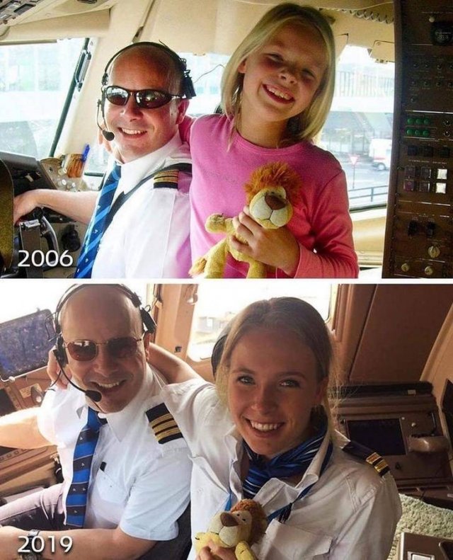 Then And Now: People Recreate Their Childhood Photos (22 pics) Then And Now: People Recreate Their Childhood Photos (22 pics)