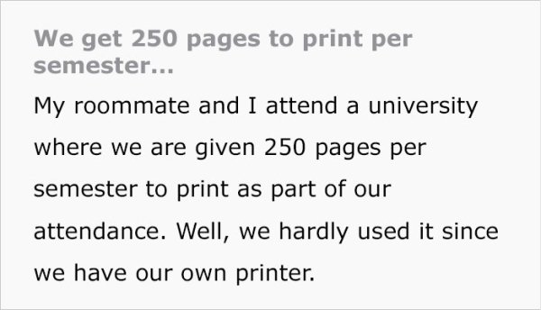 Student Lifehack: How To Get Free Paper (11 pics)