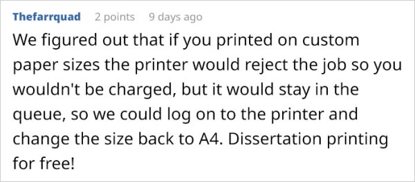 Student Lifehack: How To Get Free Paper (11 pics)