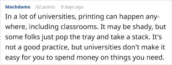 Student Lifehack: How To Get Free Paper (11 pics)