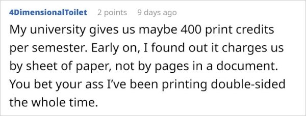 Student Lifehack: How To Get Free Paper (11 pics)
