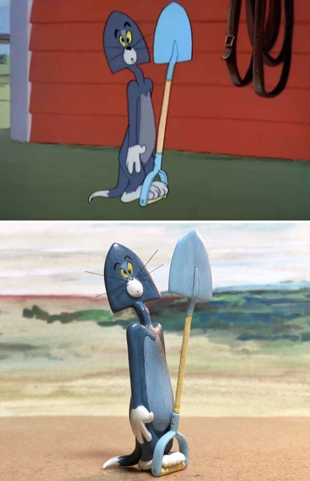Taku Inoue Turns Funny 'Tom And Jerry' Scenes Into Sculptures (27 pics)