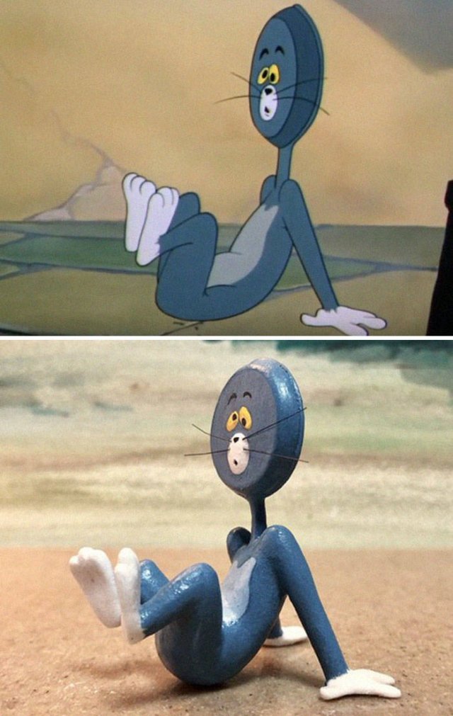 Taku Inoue Turns Funny 'Tom And Jerry' Scenes Into Sculptures (27 pics)