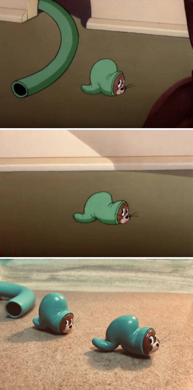 Taku Inoue Turns Funny 'Tom And Jerry' Scenes Into Sculptures (27 pics)