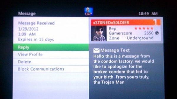 Funny Xbox Live Messages (30 pics)