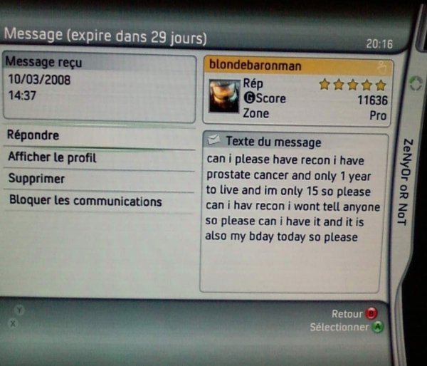 Funny Xbox Live Messages (30 pics)