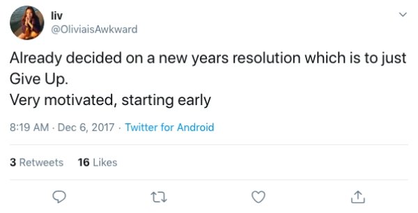 New Year’s Resolution Tweets (19 pics)