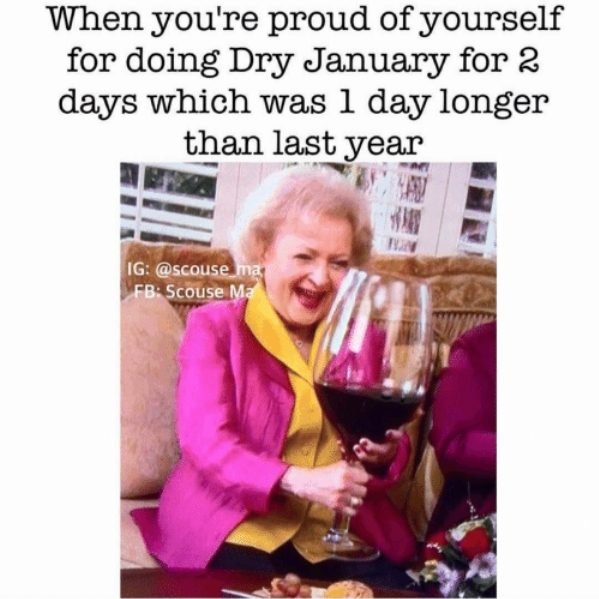 Dry January Memes (32 pics)