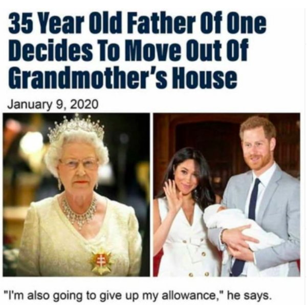 Memes About The Prince Harry And Meghan Markle Fallout (24 pics)