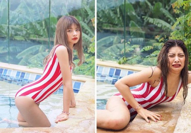 Thai Model Shows The Truth Behind Perfect Photos (30 pics)