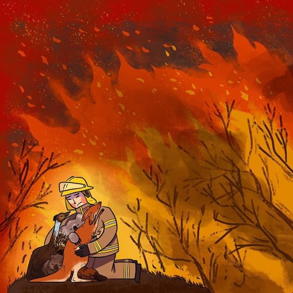 Australian Bushfires: Artists Share Support By Their Works (26 pics)