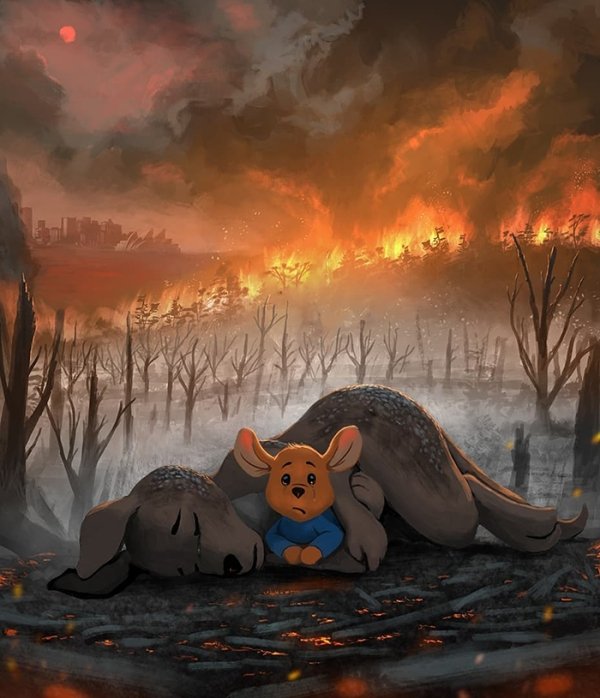 Australian Bushfires: Artists Share Support By Their Works (26 pics)