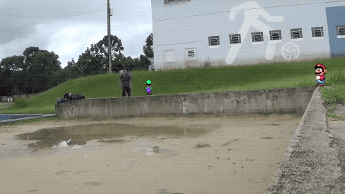 Super Mario Bros In Real Life (16 gifs)