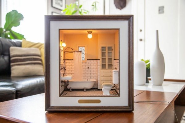 Chris Toledo Creates Miniature Scale Model Rooms (30 pics)