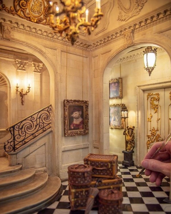 Chris Toledo Creates Miniature Scale Model Rooms (30 pics)
