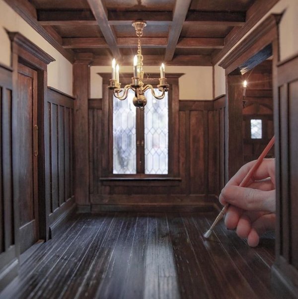 Chris Toledo Creates Miniature Scale Model Rooms (30 pics)